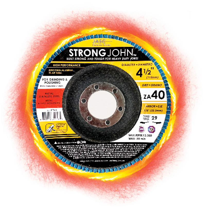 4½’’ FLAP DISCS - 40 GRIT