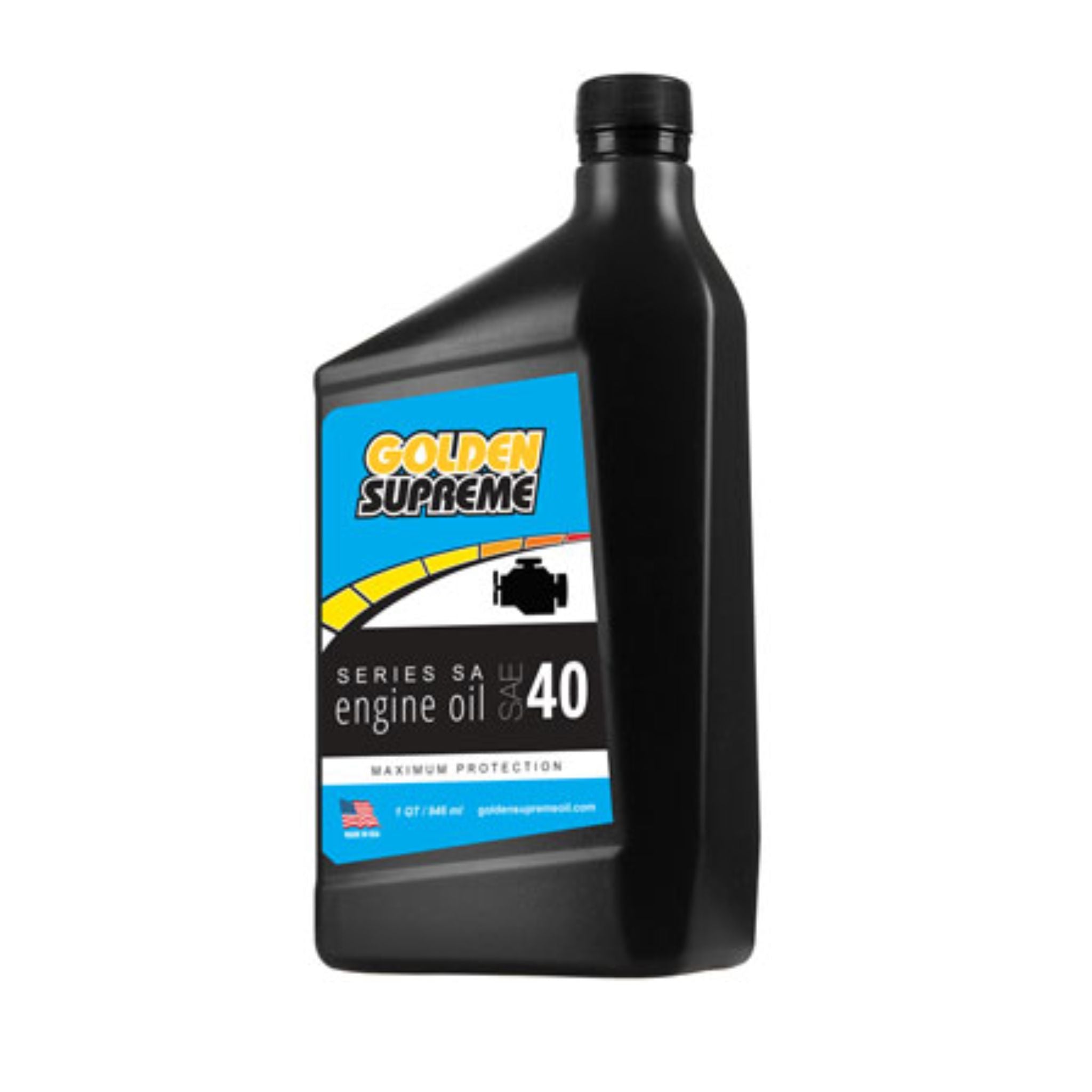 GOLDEN SUPREME MOTOR OIL SAE 40 - 32 OZ