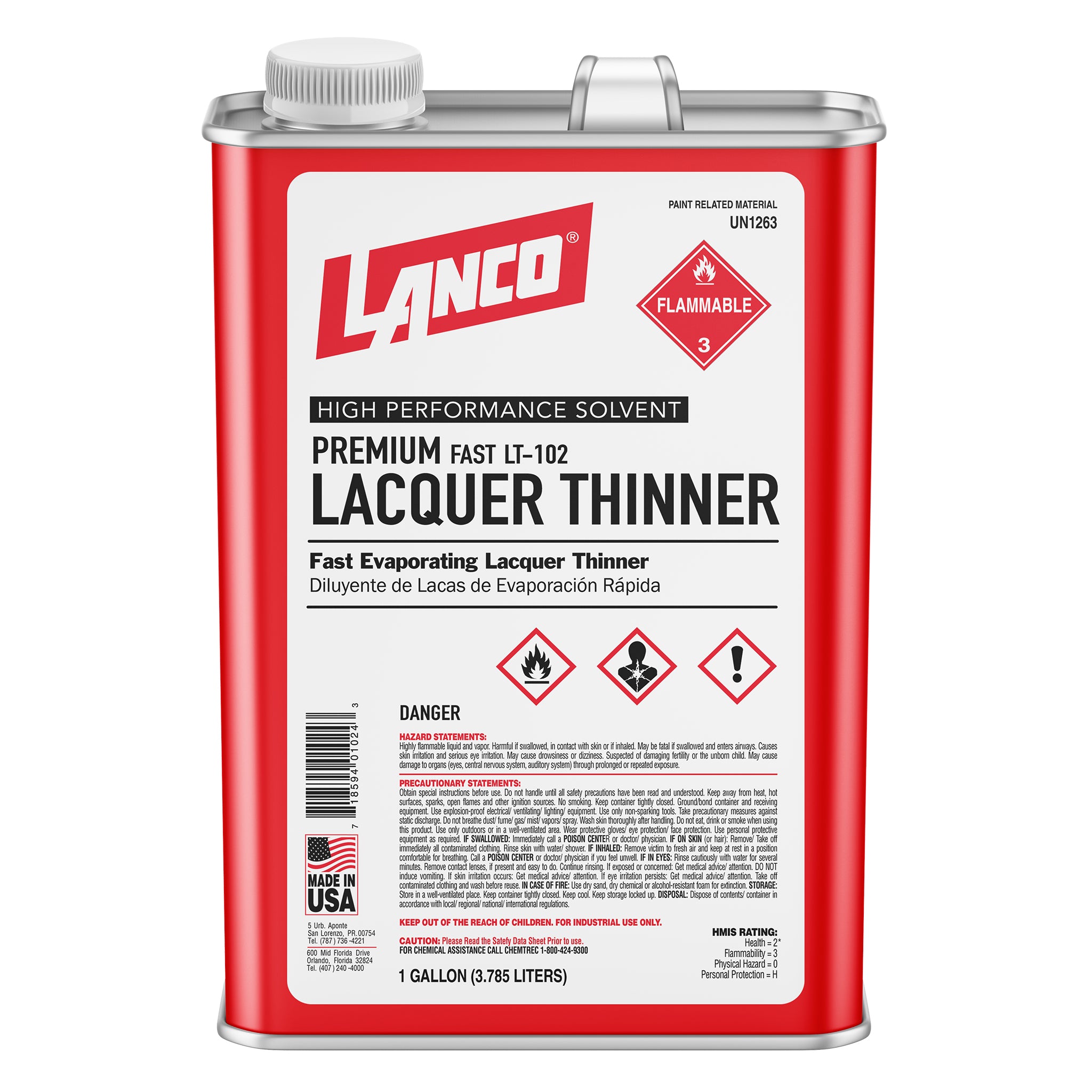 LANCO LACQUER THINNER