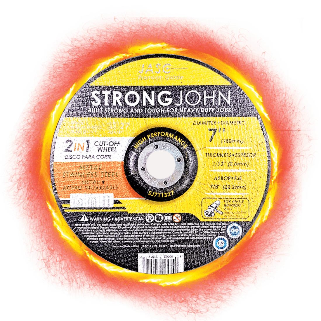 7” CUT-OFF WHEEL - 1/13" - 5/8" CENTER - FLAT