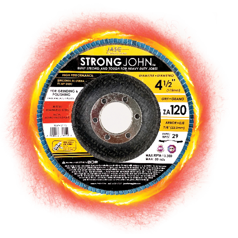 4½’’ FLAP DISCS - 120 GRIT